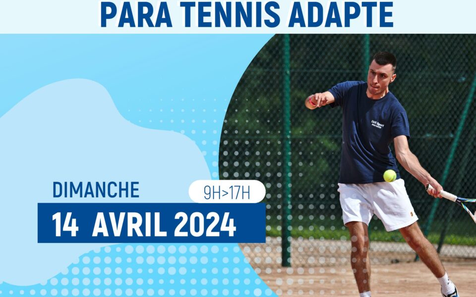 Le Championnat Régional de Para Tennis Adapté à l'ASM Omnisports !